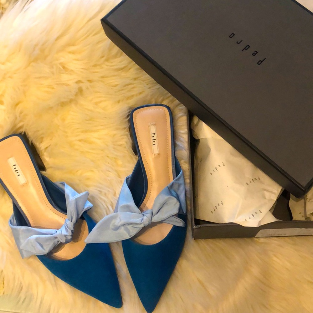Flats/ Mule from Pedro. I bought it in Singapore.